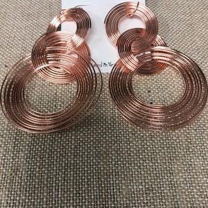Rose Gold Earrings